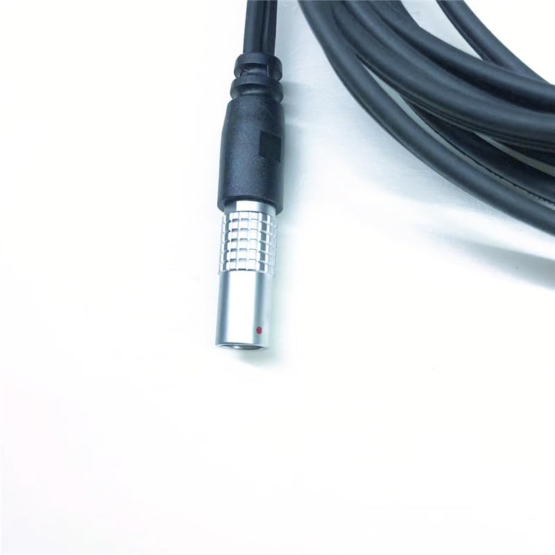 GEV71 Power Cable for Total Station OR GNSS GPS 12VDC CAR Battery 5PIN/F Alligator Clips