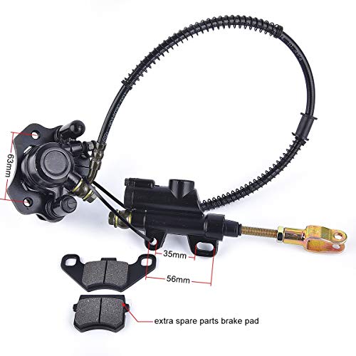 image for Qiufadong Rear Brake Master Cylinder Caliper Assembly Replacement for 