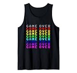 GAME OVER Old School 1UP Arcade Video Gamer Gift