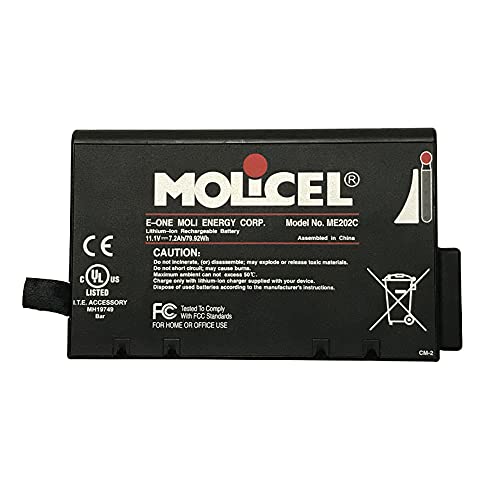 Batterie ECG Philips Me202C Li-ion 11.1V : alimentation moniteur Me202A Me202B Molicel