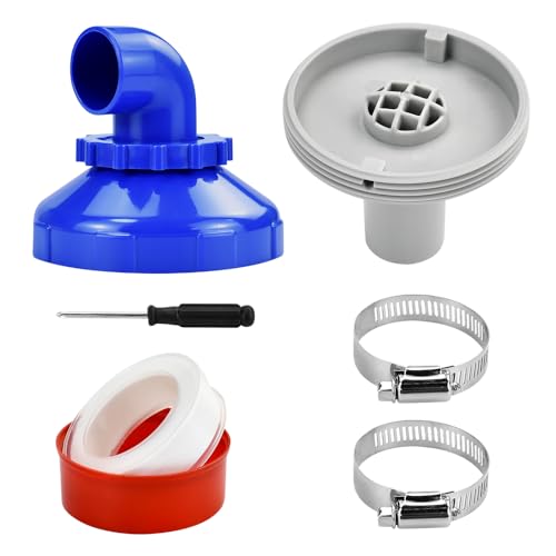 UHETLET Boquilla de Entrada para Piscina Giratoria 360°, Boquillas para Piscina 32 mm, Boquilla de Entrada Piscina, Boquilla de Retorno, Repuestos Piscinas, Accesorios para Piscina Intex Bestway