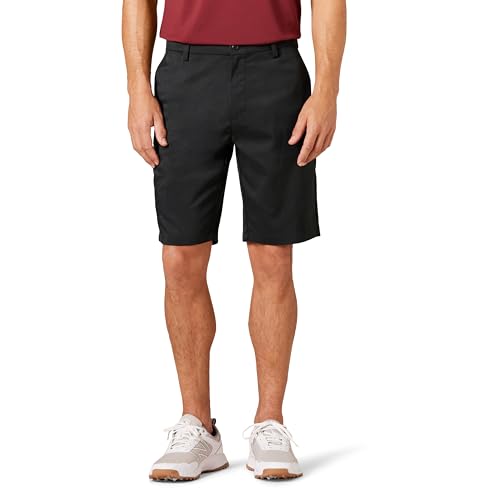 Amazon Essentials Pantaloncini da Golf Cargo da 25 cm dalla vestibilità Classica (Disponibili in Taglie Extra Forti) Uomo, Nero, 34W