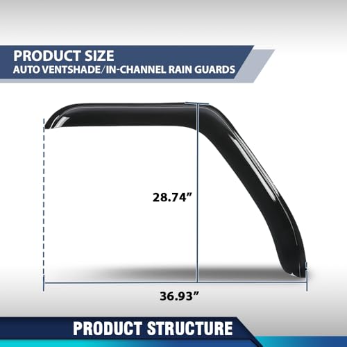 Image of PIT66 in-Channel Auto Vent Window Visors