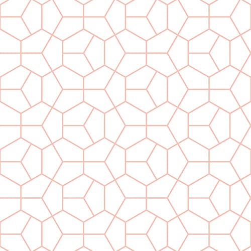Pinpix 36X24 Inch Cork Bulletin Board. This Decorative Framed Pin Board Comes With Modeco Hex Grapefruit Design And Satin White Frame. Ideal For Home, Office Decor Or School (Pinpix-1636) #TOP4