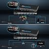 Conmutador HDMI 2.1 4K 120Hz 4 Entradas 1 Salida con Extractor de Audio VRR ALLM HDCP2.3 ARC eARC HDR CEC SPDIF Óptico y Audio de 3.5mm, D-olby Atmos, EDID Digital para PS5 Xbox NVIDIA AMD 8