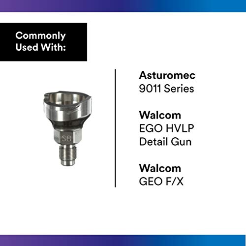 Image of 3M PPS 2.0 Spray Gun Adapter #S8, 26015, 12 mm Male, 1.0 mm Thread, 1 Pack | Connects Several Paint Gun Brands to PPS 2.0 Paint Spray System; 1 Pack