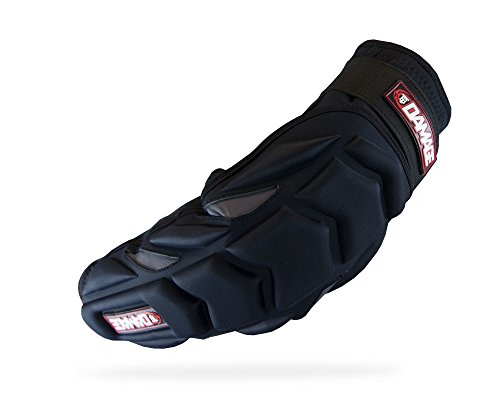 Virtue Paintball Men's TB Damage Elbow Pad, Black/Red, Large/X-Large