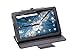 i-UniK AT&T Primetime Tablet Case Compatible AT&T Primetime 10" Folio Kickstand Tablet Support Sleep Awake Function Cover [Bonus Stylus] (Black)