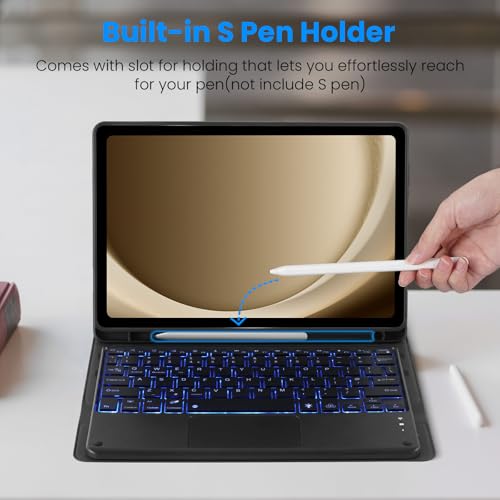 Clavier Bluetooth pour Galaxy Tab A11 Plus idéal pour travailler en déplacement