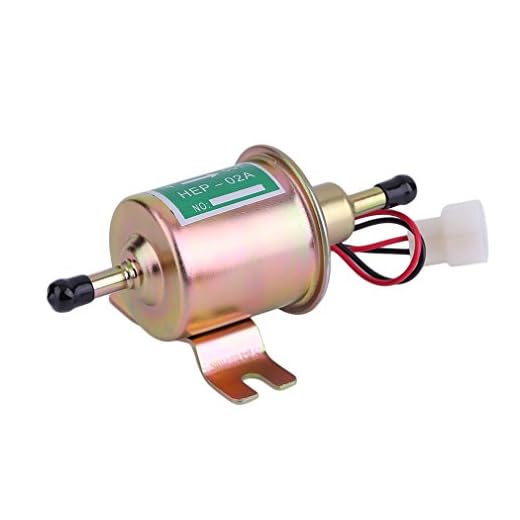 Ndier - Bomba de combustible eléctrica para motores diésel de gasolina (12 V, universal)