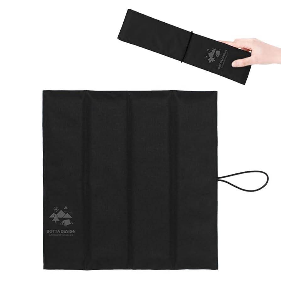 G 新品 クッションマット 120cm ブラック 黒 フロアマット 折畳 座布団 G 新品 クッションマット 120cm ブラック 黒 フロアマット 折畳 座布団