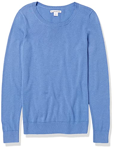 Image of Amazon Essentials Women's Long-Sleeve Lightweight Crewneck Sweater, Flattering (Available in Plus Size)