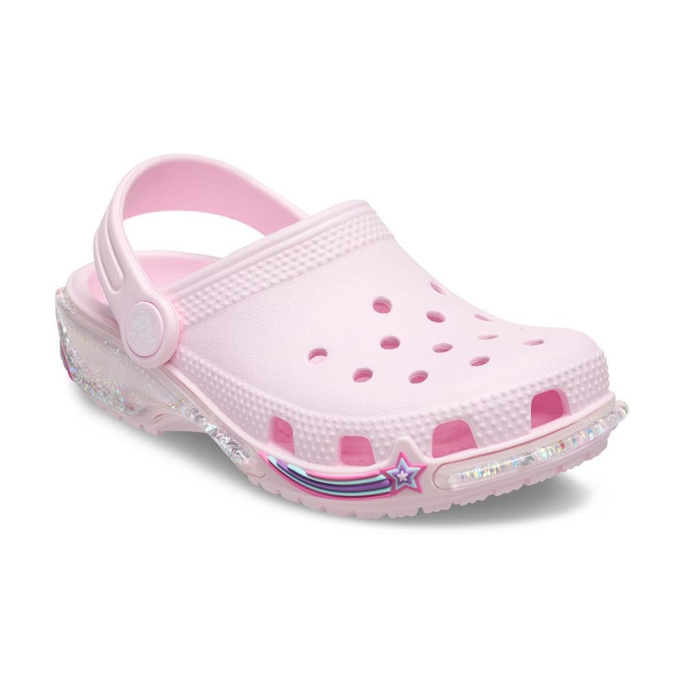 Crocs Classic Star Sparkle Shaker Clog T, Zoccoli Unisex - Bambini e Ragazzi