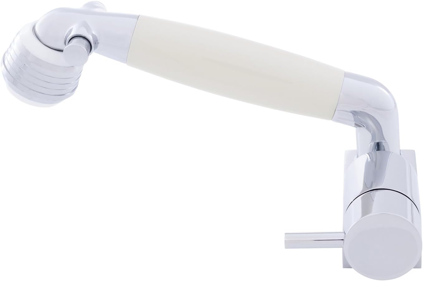 Ambassador Marine Aidack- Pull-Out Deck Tap (Cold Only) (Classic Warm White Sprayer, 10' White Rubber Hose) (Chrome/Warm White) 134-1735-CW-W