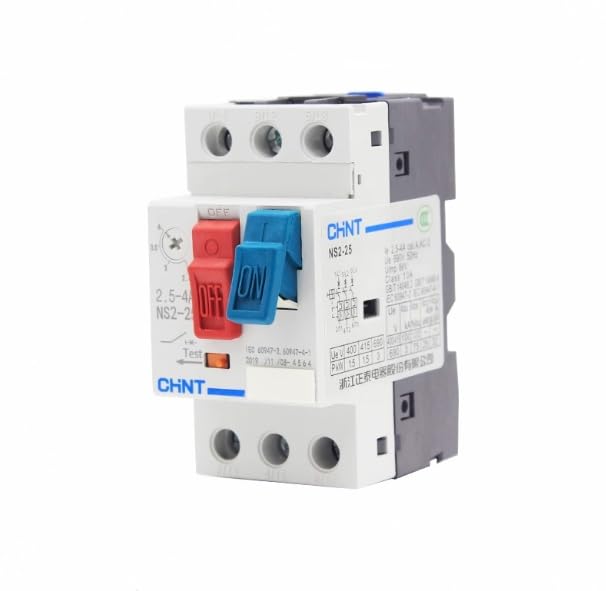 NS2-25/AE11 20-25A | 1PC New CHNT Circuit Breaker NS2-25 Starter AE11 20-25A Three Phase Motor Overload Short Circuit Synthesis