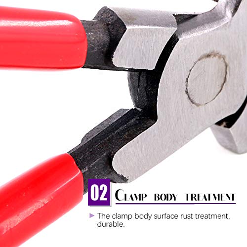 Swpeet Heavy Duty 8" Glass Cutting Plier Tool, Steel Drop Jaw Glass Breaking Pincer Glass Pliers Perfect For Cutting And Breaking Glass, Tiles, And Gripping Pipes And Cables #TOP3