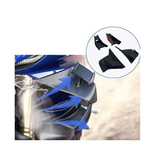 Ailerons aérodynamiques pour YZF-R6 2017 en carénage ABS robuste
