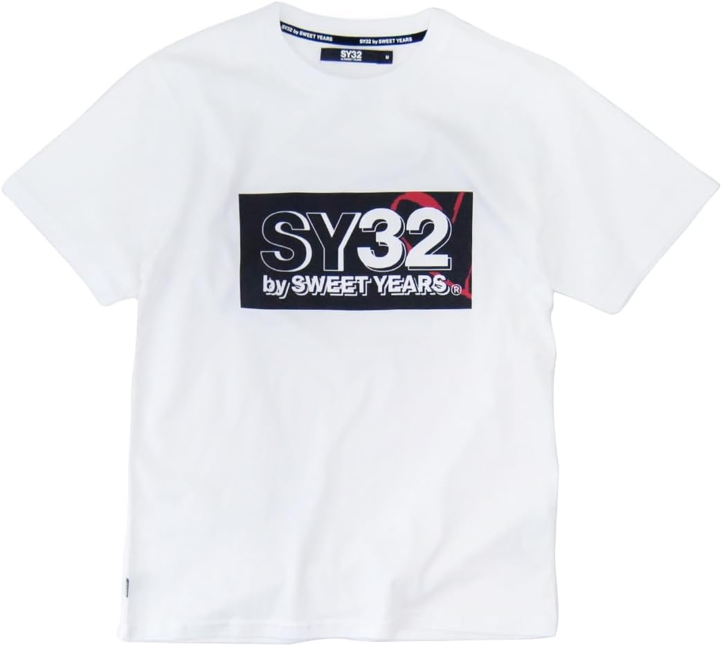 SY32 BY SWEET YEARS　スウィートイヤーズ　Tシャツ　L　白 Amazon | SY32 by SWEET YEARS Tシャツ メンズ エスワイサーティ