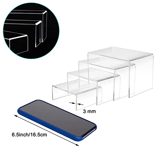 image for Cerpourt 8Pcs Acrylic Display Risers(6