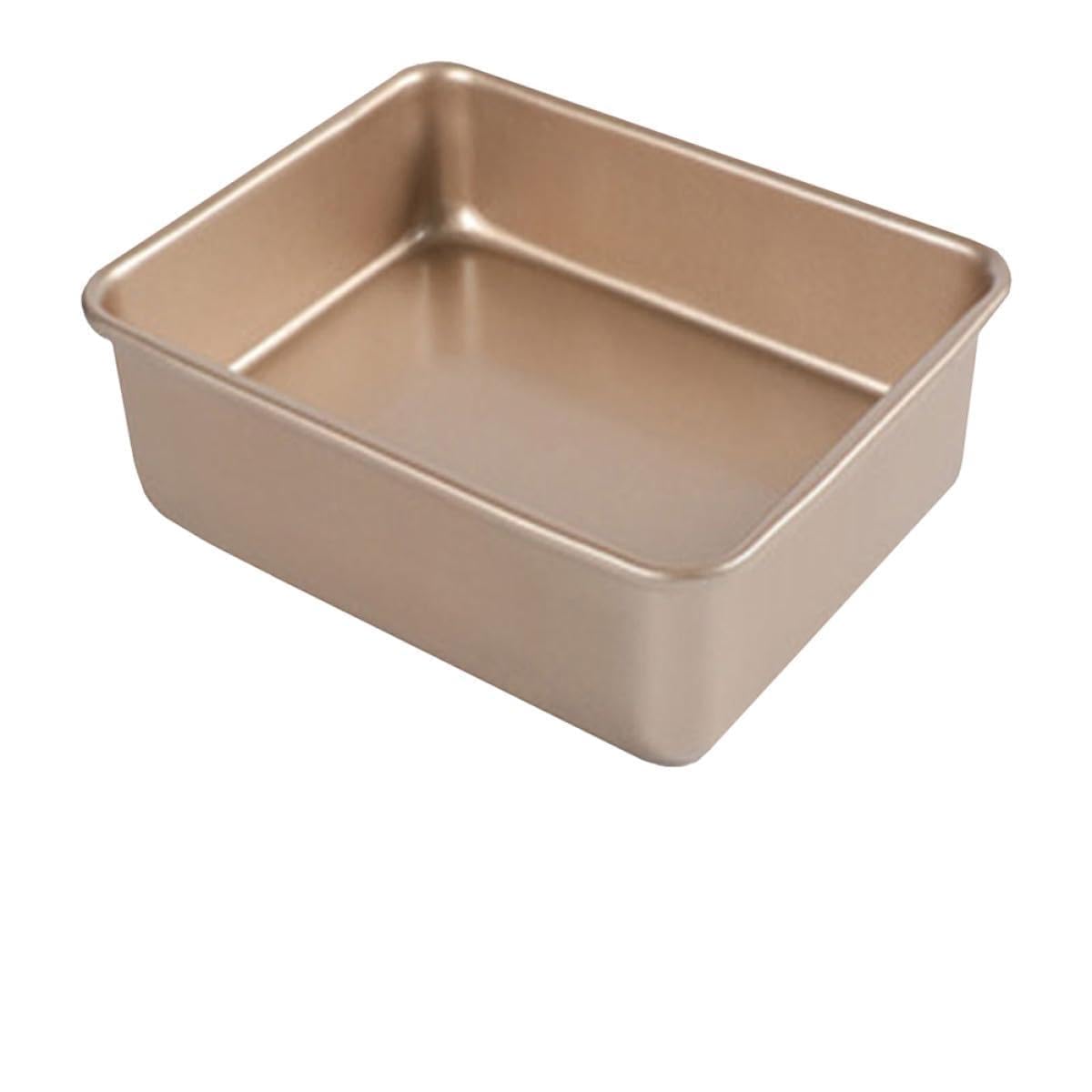 Homoyoyo Moule à Gâteau Carré Antiadhésif 235 X 235 X 8 CM en Acier Résistant pour Pâtisserie et Cuisson Four Plaque à Pâtisserie Multifonction pour Gâteaux Viandes et Légumes