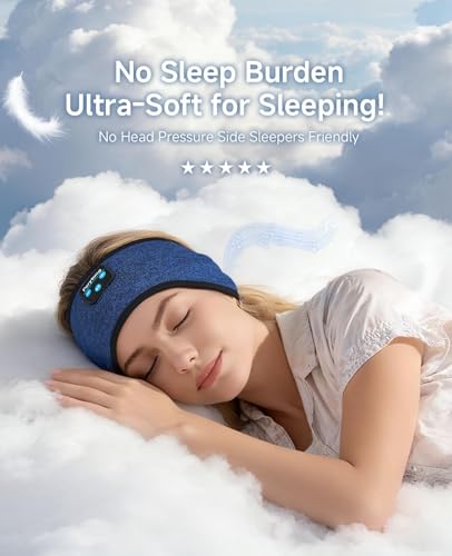 Image of Perytong Sleep Headphones Bluetooth 5.4 Headband, Wireless Headphones Earbuds Earphones Sweatproof for Women Men Sports Workout Running Jogging Yoga Cool Gadgets Christmas Unique Gifts
