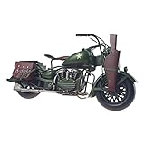  vianmo Blechmodell Blechmotorrad Militär-Motorrad