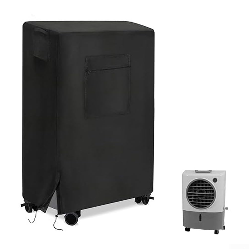 Air Cooler Protection Cover, 600D Heavy Duty Waterproof compatible for MC18M MC18V Portable Evaporative Cooler, UV Resistant Fit(25 x 18 x 37inch)
