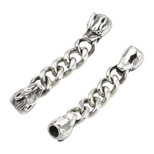 Chaîne d'extrémité 53mm acier pour ajuster la taille bijoux