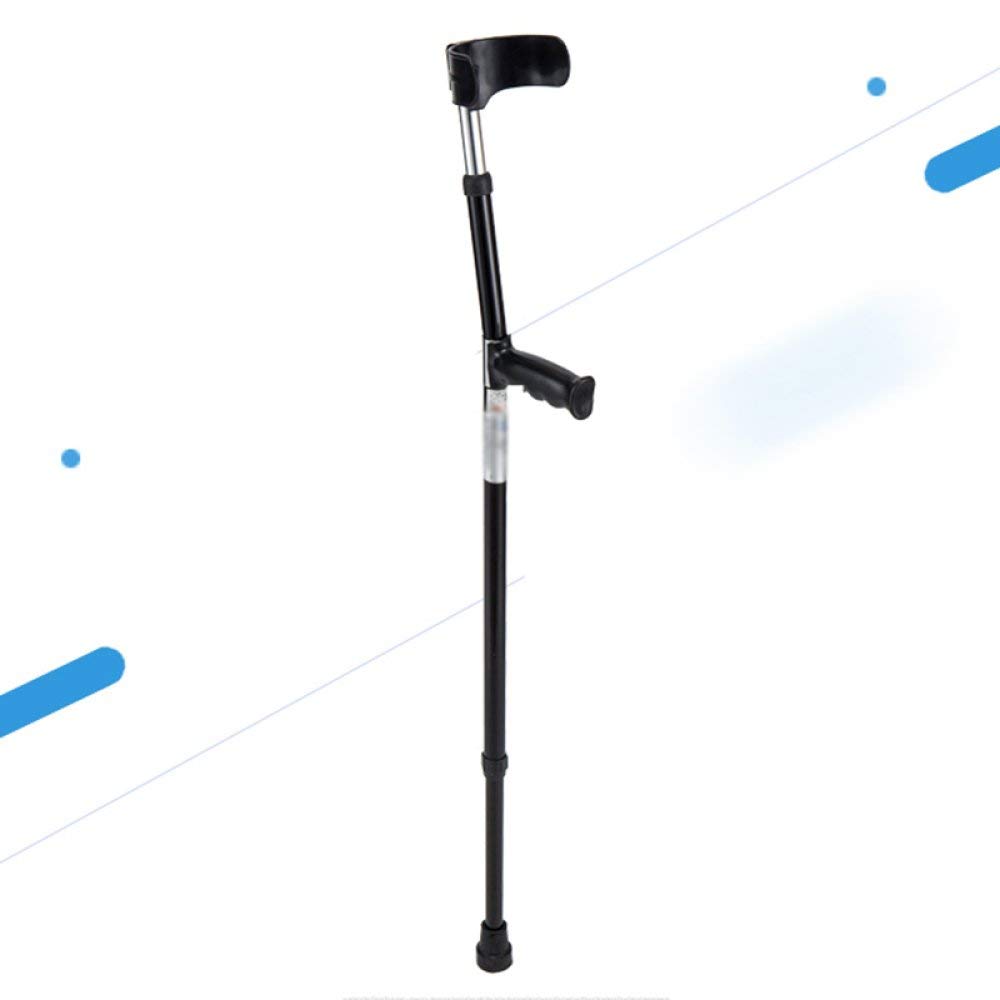 muletas - muletas de Codo de aleación de Aluminio - muletas para discapacitados - bastón Antideslizante - muletas para Axilas - Andador retráctil, muleta, par Beautiful Scenery