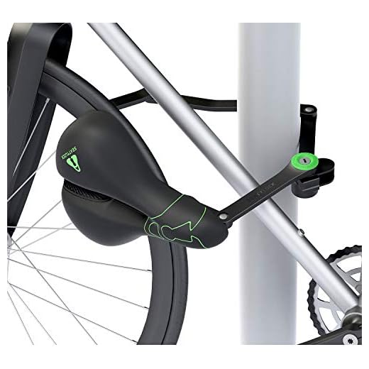 SEATYLOCK COMFORT 2 in 1 with Integrated Folding Lock & Lock Bike Saddle - Sporty Schwerlast Premium Bore Resistant Hybrid Bicycle Seat Anti-theft Lock for Maximum Protection for your bicycle