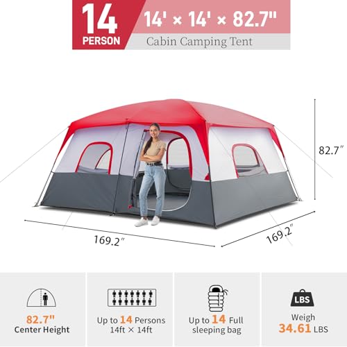 Carpa para Camping 4 Personas miniatura 3