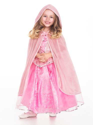 Little Adventures Traditional Pink Cloak Girls Costume - S/M (1-5 Yrs)