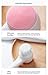 2-in-1 Soft Silicone & Bristle Facial Cleansing Brush – Manual Exfoliating Face Scrubber for Deep Pore Cleaning & Gentle Massage – Dual-Sided, Waterproof, Pink or Blue