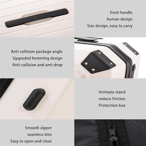 Suitcase Luggage Luggage with Wheels Rechargeable Suitcases with Cup Holder Suitcases for Travel Suitcase with Wheels4