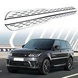 2pcs Running Boards Compatible with Land Rover Range Rover Sport 2014-2018 2019 2020 2021 Side Step Nerf Bar with Brackets