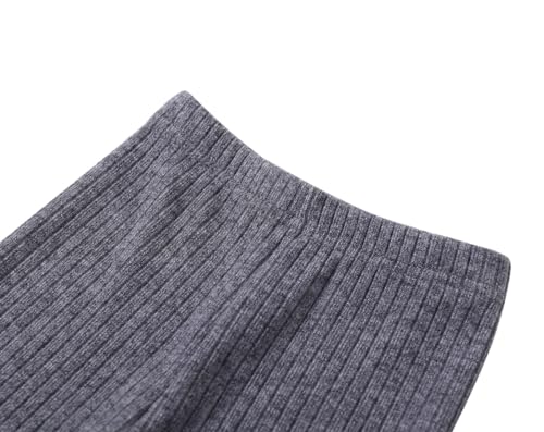 Toddler Little Girls Full Length Jersey Leggings Kids Stretchy Warm Footless Tights Pants 24Months-9Years4