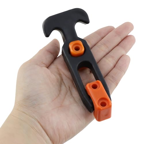 Image of T Tulead 8PCS Rubber Draw Latch T Handle 4.33 inchx1.77 inch Orange Cooler Latches Replacement Toolbox Latch Hatch