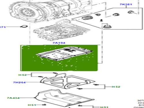 Amazon.com: ZF LAND ROVER TRANSMISSION OIL PAN FILTER AND BOLTS 