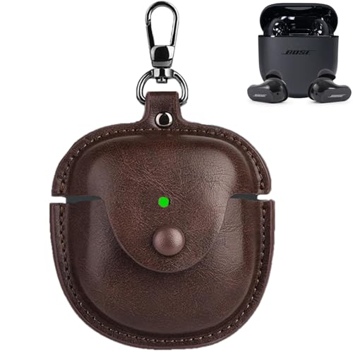 CIOODDW Bose Quietcomfort Ultra Earbuds ケース 対応 bose quietcomfort ultra earbuds 高級本革 PUレザー bose quietcomfort earbuds 本革 全面保護 充電 L