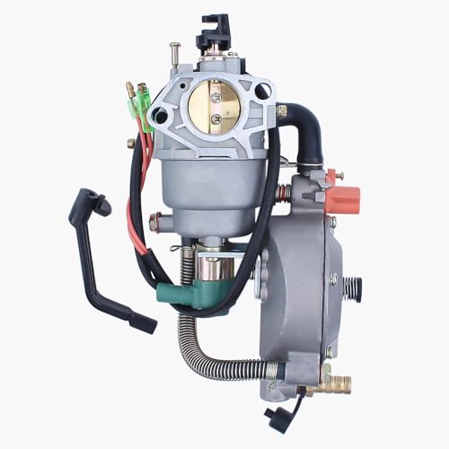 Haishine Generador de doble combustible con carburador para Honda GX390 GX340 188F (5KW-8KW, GLP, GN) y gasolina. Repuestos para cortacésped de 4,5-5,5KW