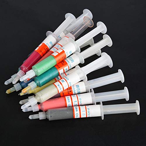 12-teiliges Poliermittel Set für Schmuck und Metall, Feine Läpppaste und Endpolitur Paste mit Aufbewahrungsbox für professionelle Juwelenpolitur und Metallbearbeitung