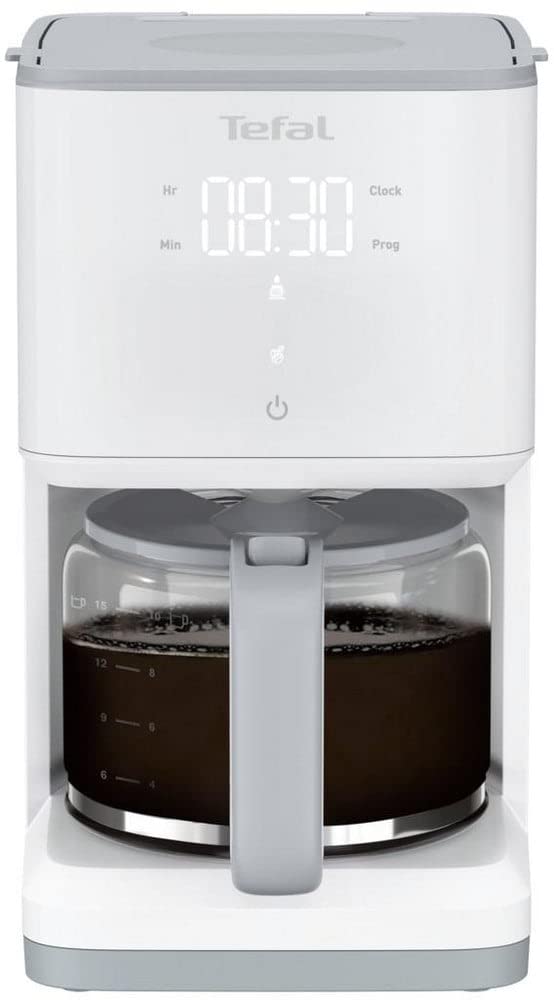 Tefal Sense CM693110 - Cafetera eléctrica programable (1000 W), color blanco