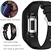 Juaupepo Silicone Sport Band Compatible with Fitbit Charge 6/Charge 5 Band with Case for Soft Silicone Strap with Shatter-Resistant Protective for Charge 5/Charge 4/3 Advanced Fitness Tracker