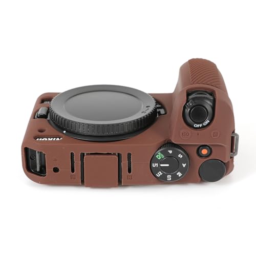 Funda de silicona suave para cámara Nikon Z30 - Color café miniatura 6