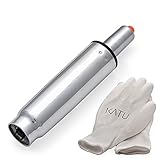 Office Chair Gas Lift Cylinder Replacement - Hydraulic Pneumatic Shock Replacement Universal Size Heavy Duty, 5 Years Warranty, 12 Inch. Color Chrome