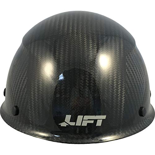 DAX Actual Carbon Fiber Cap Style Hard Hat - Matte Black - Image 4