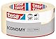 tesa Malerband ECONOMY - Vielseitiges Klebeband für Malerarbeiten ohne Lösungsmittel - Bis zu 4 Tage nach Gebrauch rückstandslos entfernbar, 50 m x 50 mm
