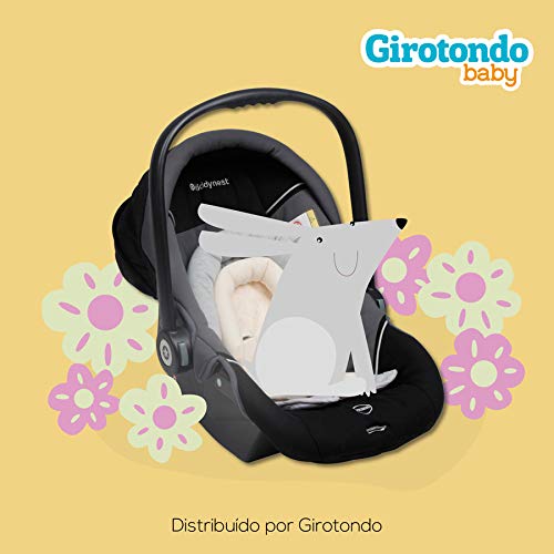 Suporte para Bebes 2 em 1, Girotondo Baby, Cinza e Bege