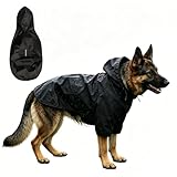 Manteau de Pluie Imperméable pour Grand Chien Taille 4XL, Manteau Imperméable et Coupe-Ven...