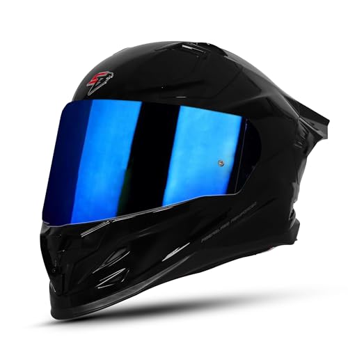 Image of Steelbird SBH 61 SXE Pinlock ISI and Dot Certified Full Face Helmet for Men and with Inner Silver Sunshield